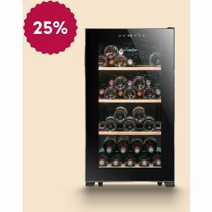 25 Rabatt auf den LS52BLACK  Weinkühlschrank für 52 Flaschen