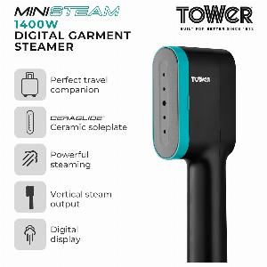 Tower T22038TL Handheld Garment Steamer Teal 1400W now 2997 previously 4999 40 discount