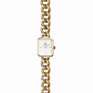 Daniel Wellington Jolie Chain White Dial Stainless Steel Strap Womens Watch DW00100836