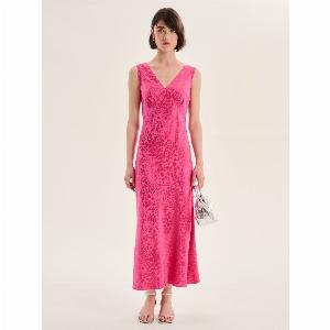 Enjoy a 10 Discount on the Iris Maxi Dress in Vibrant Cerise Pink