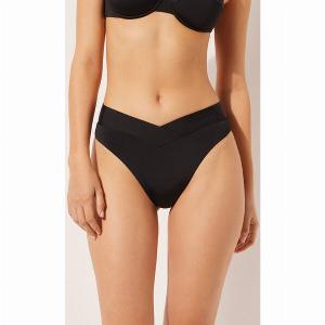 Calzedonia Bas de maillot brésilien taille haute avec coupe en V Indonesia Femme Taille XS