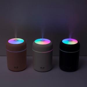 Get 14 Discount on 300ml Mini Air Humidifier with Colorful Lights
