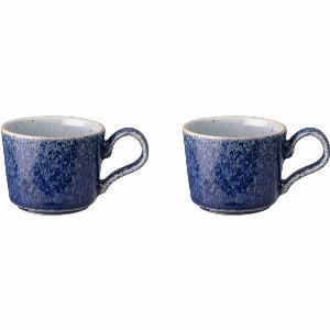 Studio Blue Cobalt Set Of Two Espresso Cups By Denby