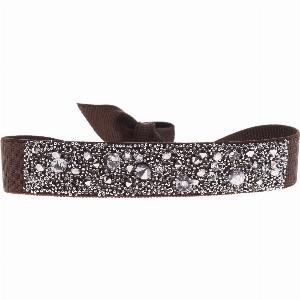 Bracelet en Tissu et cristal