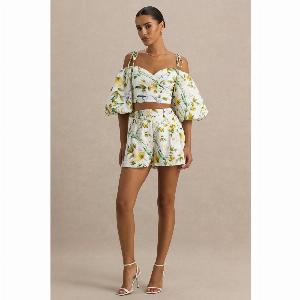 Pixel  Short botanique blanc prix réduit à 85  37  de remise
