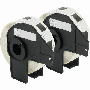 Bubprint 2x Etiketten kompatibel für Brother DK11221 1221 23mm x 23mm