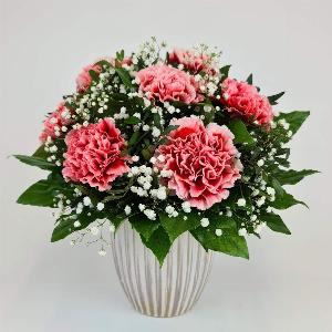 Blumenstrauß mit farbigen Nelken