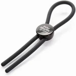 Fifty Shades of Grey Adjustable Cock Ring BLACK