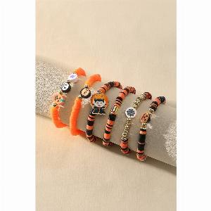 Save 25 on a festive set of beaded bracelets for Halloween celebrations