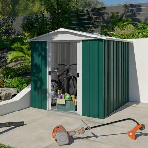 Yardmaster Emerald Deluxe 66GEYZ Metal Shed 186 x 186m