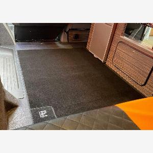 Black Rear Campervan Living Area Carpet 1000mm x 1200mm
