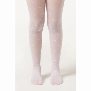 Collant intégral pour fille Calzedonia blanc taille 1013 A 50 