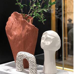 Merton Vase  Earthy Red
