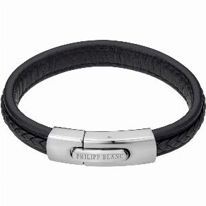 Philipp Blanc Henry Armband aus echtem Leder und Edelstahl jetzt für 1983  74  Rabatt