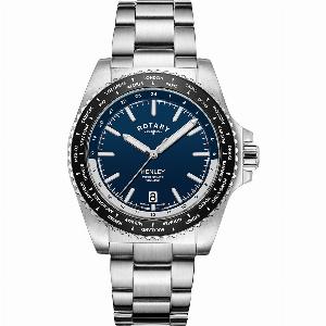 Rotary GB0537088 Henley World Timer Herrenuhr 41mm 10ATM