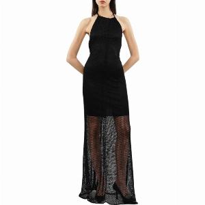 Abito lungo crochet nero allamericana da 99  a 7920  20