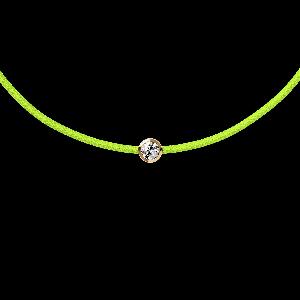 Diamond bracelet Neon Yellow M