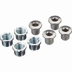 Boulons de fixation de double plateaux M8 x 85 et écrous 4 jeux Shimano FCM391 x4