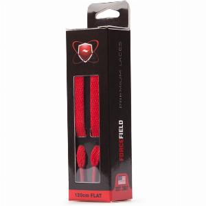 Forcefield Premium Laces Unisexe  Soin Baskets Rouge  Pointure One Size  Poly Polyester