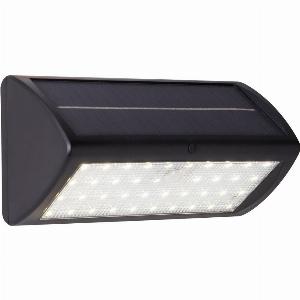 Enjoy 37 discount on a black solar LED wall light featuring a PIR sensor