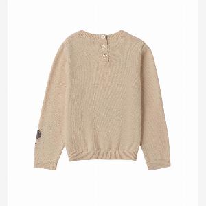 Kioolab Sconto del 22% su maglia beige iDo con fiorellini per bambine