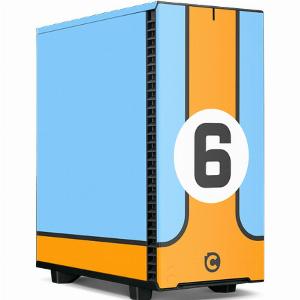 Legends Grand Touring Intel Core i5 RTX 4070 SUPER Evolution Sim Racing PC  Blue and Orange