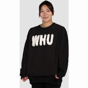 West Ham Womens Black Whu Applique Sweatshirt Black