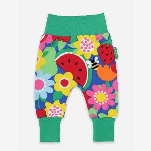 Organic Fruit Flower Print Yoga Pants  1824m  92cm
