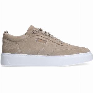 Beigefarbene VelourslederSneaker jetzt für 9799  13  Rabatt