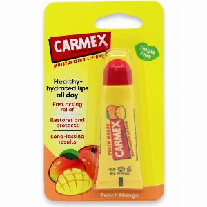 Carmex Moisturising Lip Balm Peach  Mango SPF15 10g