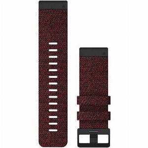 Get 50 Discount on Garmin QuickFit 26 Heathered Red Nylon Strap