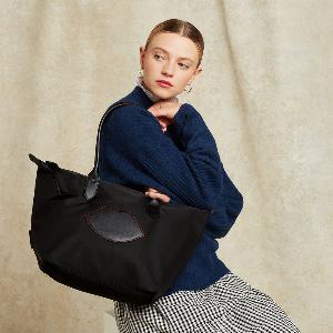 Black Nylon Oh Lu Lu Large Tote Bag Black Nylon Oh Lu Lu Large Tote Bag
