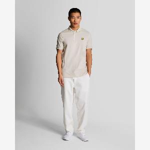 Lyle  Scott Mens Rally Tipped Polo Shirt in Cove