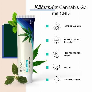 20 Rabatt auf ELPIXOL CBD Gel 1000 mg  kühlende Wirkung genießen