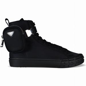 Wheel high top sneakers