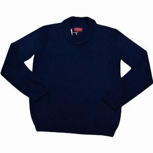 Tissus de rêve Réduction de 33 % sur un pull en yak marine avec fermeture brandebourg S