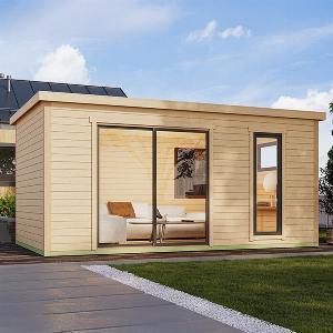 Modano  Modern Wooden Garden House with Flexible Glass Front and Nordic Design  Modano 7