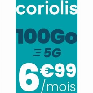 Forfait mobile Coriolis 100Go  699  au lieu de 899  22