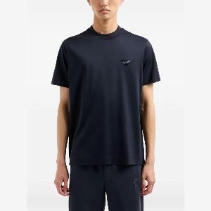 Sconto dell11 su Tshirt Blu Scuro con Stampa