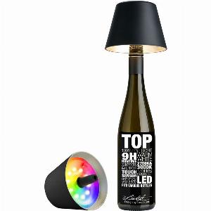 LEDLeuchte 11 cm 13 W Top 20 schwarz mit RGBFarbwechsel