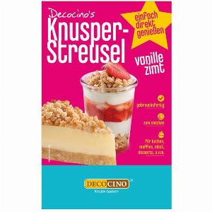 Knusperstreusel Zimt Vanille 200g