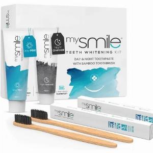 Natural Teeth Whitening Toothpaste with Mint  Charcoal  2 Bamboo Brushes now 1119