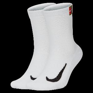 NikeCourt Tennis Crew Socken mit Polsterung 2 Paar Weiß