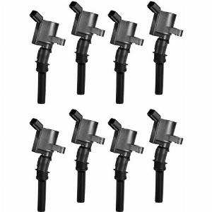VEVOR Ignition Coil Pack Set of 8 Compatible with Ford E150 E250 E350 E450 Econoline Super Duty Excursion Expedition F150 F250 F350 VPG MV1 Lincoln Navigator for Engines 46L 54L V8 68L V10