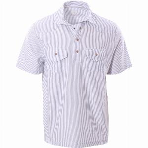 polo texas in jersey di cotone a righe