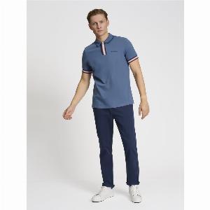 Enjoy 43 Discount on Placket Detail Polo Shirt S