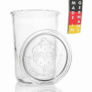 WECKSturzglas 34 l  850 ml RR100 mit Glasdeckel  Weckgläser  Weckglas mit oder ohne Deckel