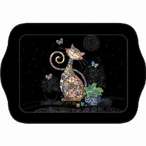 Tablett mit Katze und Schmetterlingen von Kiub Bug Art Jewels Jetzt nur 397  Rabatt 43 