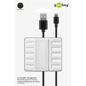 Enjoy 70 Discount on Goobay Cable Holders  Set of 2