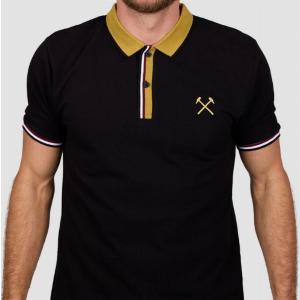 Get 30 Discount on West Ham Black and Gold Hammers Polo Shirt